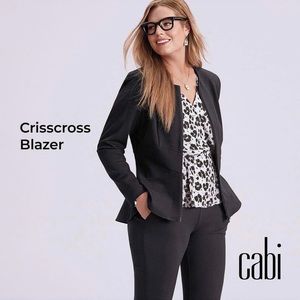 Crisscross blazer size medium nwt #5850 nwt black